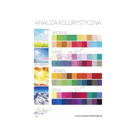 PLAKAT 4 pory roku KOLORY - nowa wersja