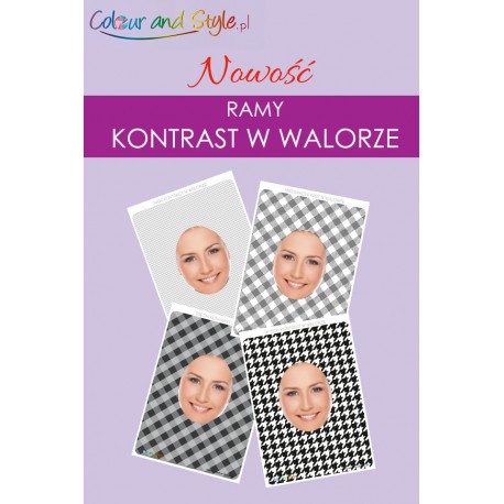 RAMY KOLORYSTYCZNE - Kontrast w  walorze