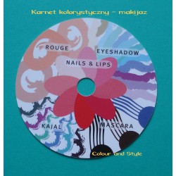 Paletka kolorów makijażu CZYSTA ZIMA