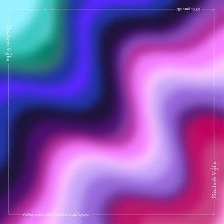 Apaszka jedwabna WAVE Chłodna Zima